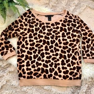 MARC by MARC JACOBS Velour Animal Print Top